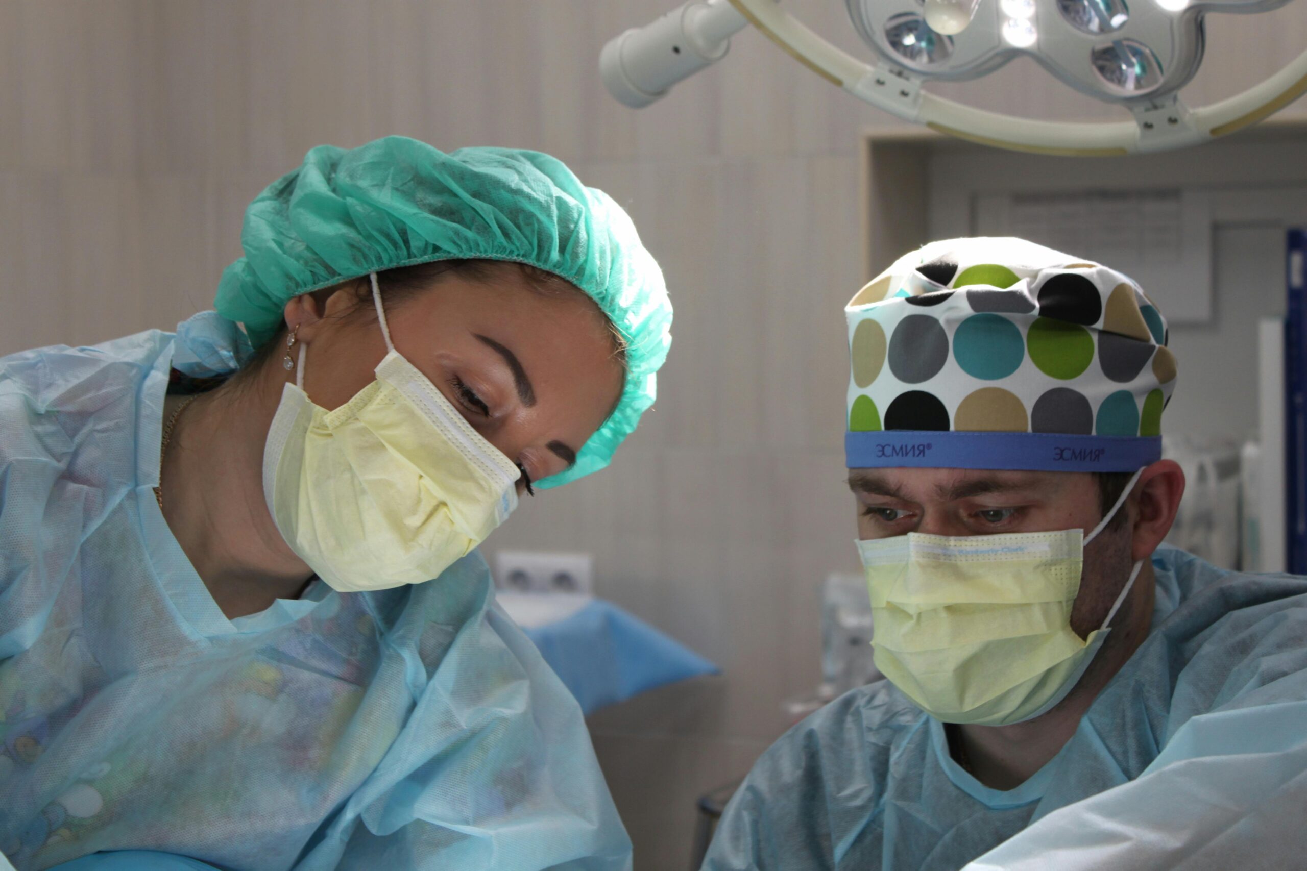 Doctors performing a surgery